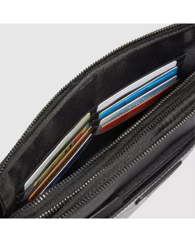 Piquadro Pochette uomo in pelle Modus Special Blu