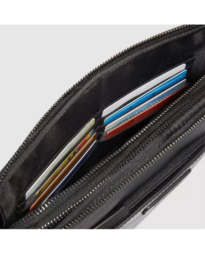 Piquadro Pochette uomo in pelle Modus Special Blu