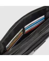 Piquadro Pochette uomo in pelle Modus Special Blu