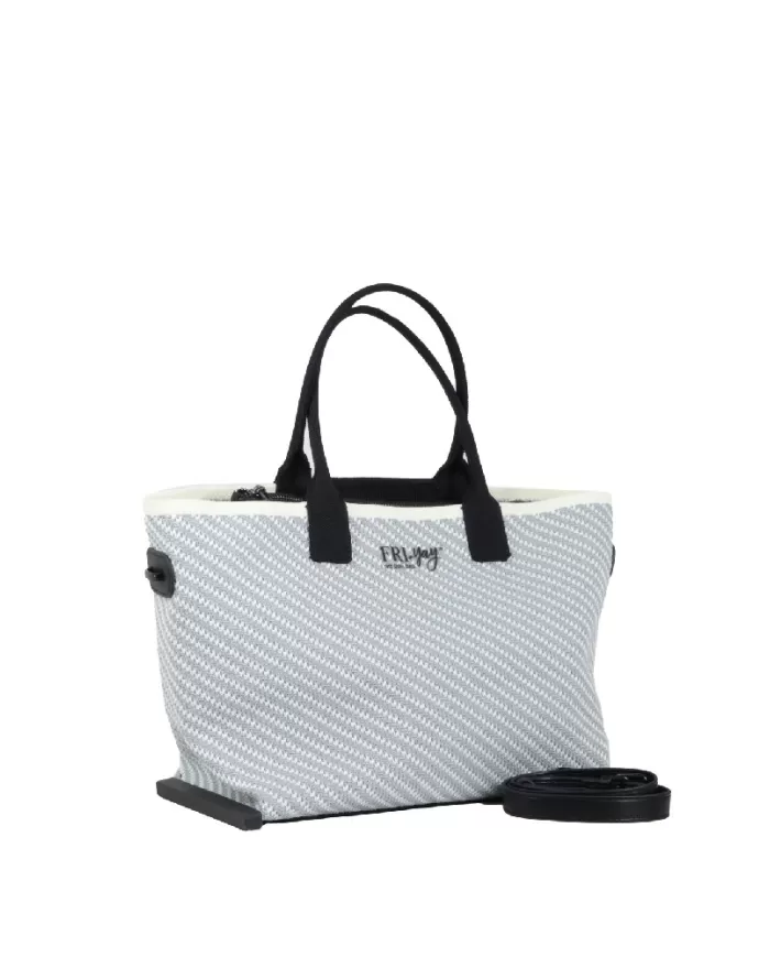 FRI-YAY Borsa a mano Marta Bianco/Multicolor
