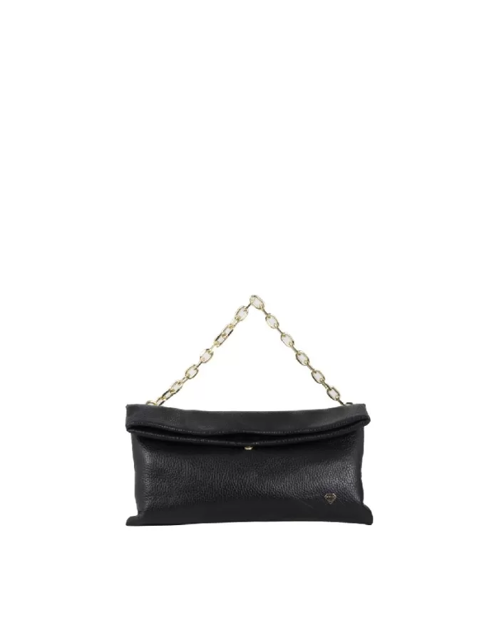 Caleidos Pochette pelle Nero