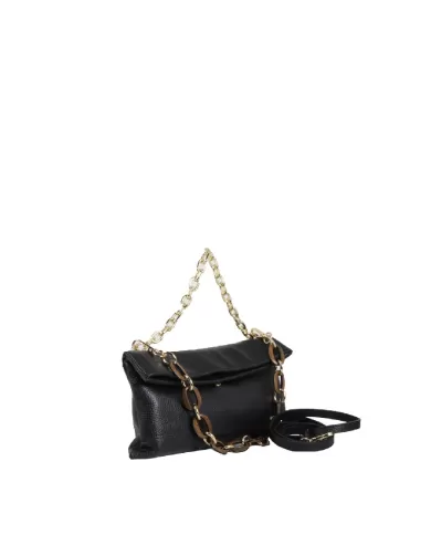Caleidos Pochette pelle Nero