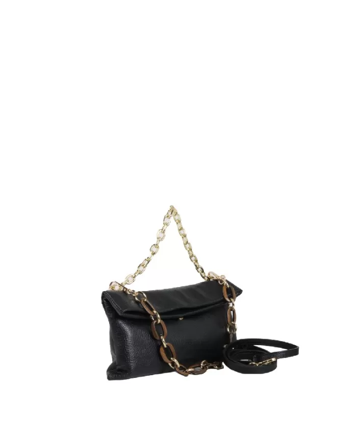 Caleidos Pochette pelle Nero