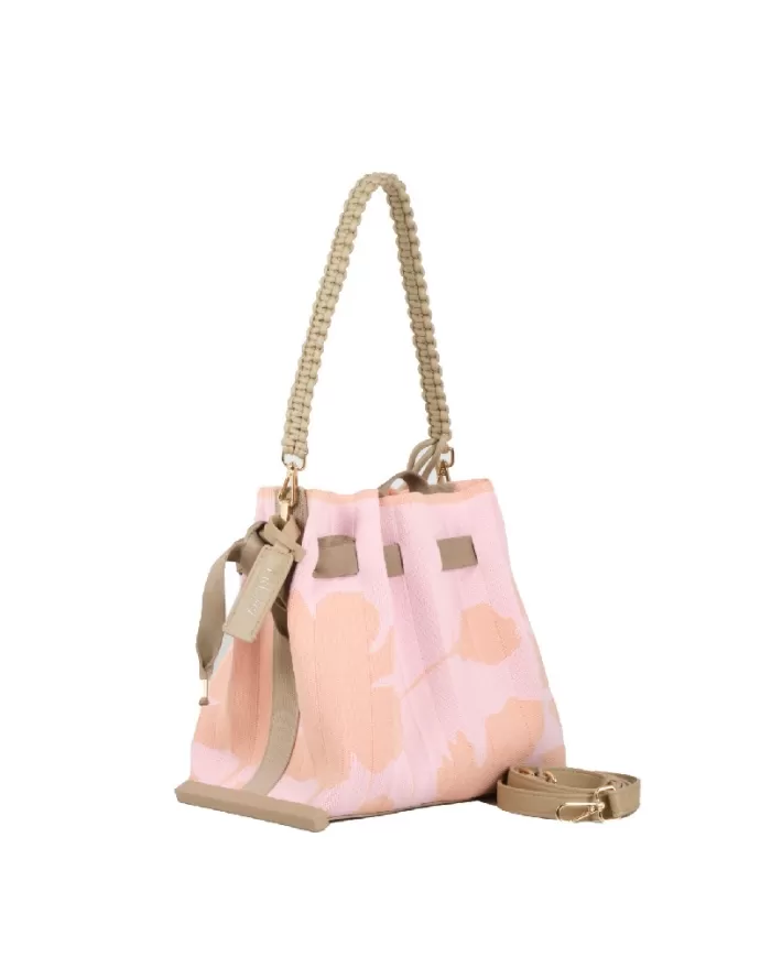 FRI-YAY Borsa plisse Sara Rosa