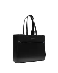 Piquadro Cartella in pelle porta pc 15,6" Blue square Nero