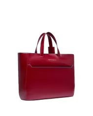 Piquadro Cartella in pelle porta pc 15,6" Blue square Rosso