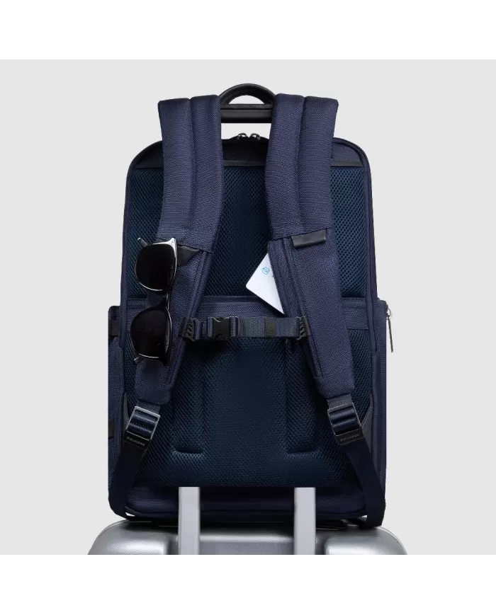 Piquadro Zaino viaggio porta pc 15,6" Brief Blu