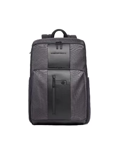 Piquadro Zaino viaggio porta pc 15,6" Brief Grigio/Nero