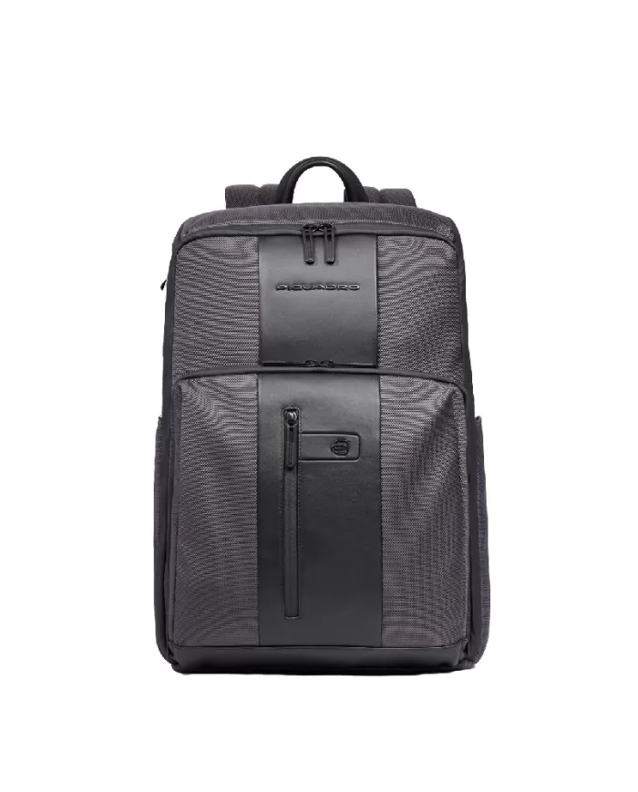Piquadro Zaino viaggio porta pc 15,6" Brief Grigio/Nero