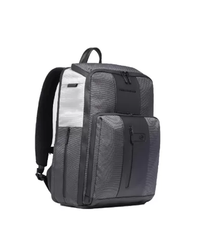 Piquadro Zaino viaggio porta pc 15,6" Brief Grigio/Nero