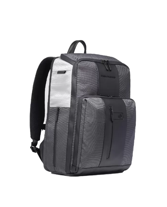 Piquadro Zaino viaggio porta pc 15,6" Brief Grigio/Nero