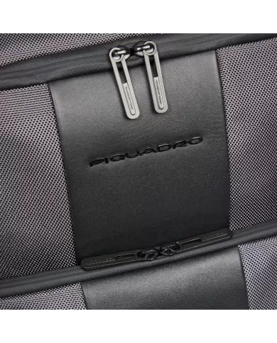 Piquadro Zaino viaggio porta pc 15,6" Brief Grigio/Nero