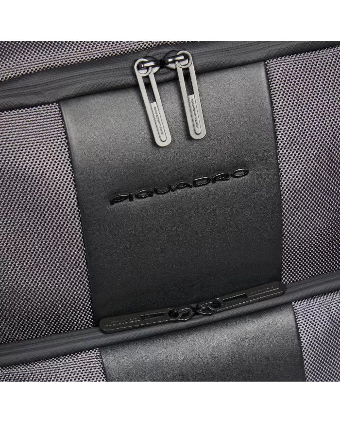 Piquadro Zaino viaggio porta pc 15,6" Brief Grigio/Nero