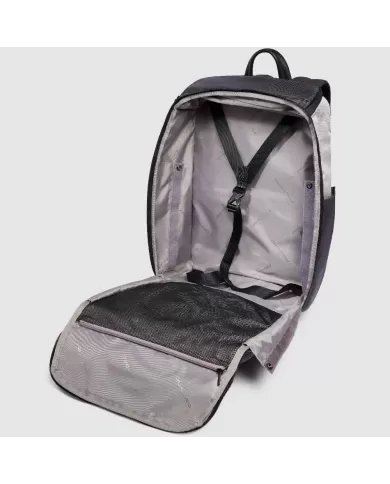 Piquadro Zaino viaggio porta pc 15,6" Brief Grigio/Nero