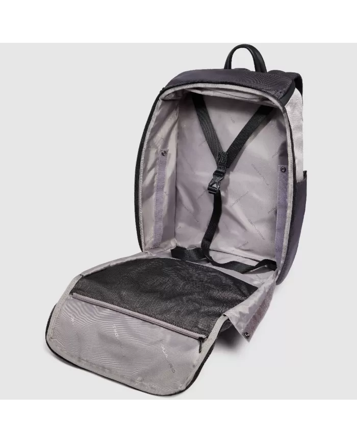 Piquadro Zaino viaggio porta pc 15,6" Brief Grigio/Nero