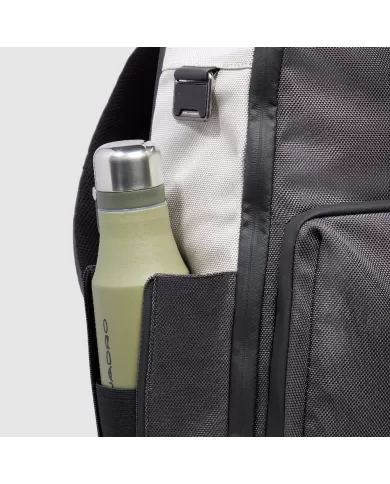Piquadro Zaino viaggio porta pc 15,6" Brief Grigio/Nero