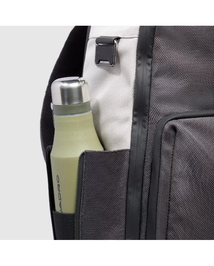 Piquadro Zaino viaggio porta pc 15,6" Brief Grigio/Nero