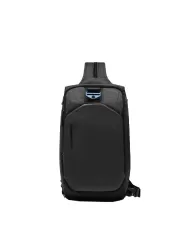 Piquadro Monospalla tessuto Earth Nero