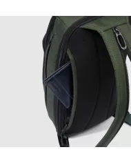 Piquadro Monospalla tessuto Earth Verde