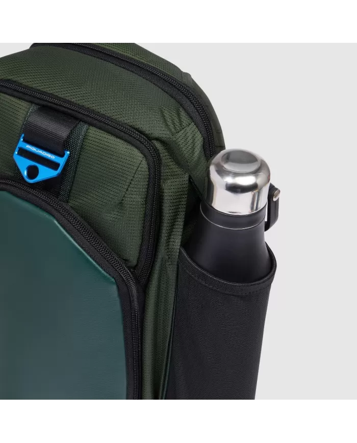 Piquadro Monospalla tessuto Earth Verde