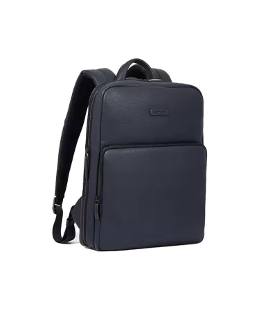 Piquadro Zaino in pelle porta pc "Modus special" Blu