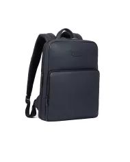 Piquadro Zaino in pelle porta pc "Modus special" Blu