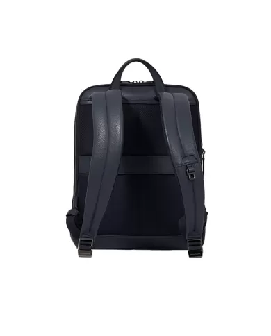Piquadro Zaino in pelle porta pc "Modus special" Blu