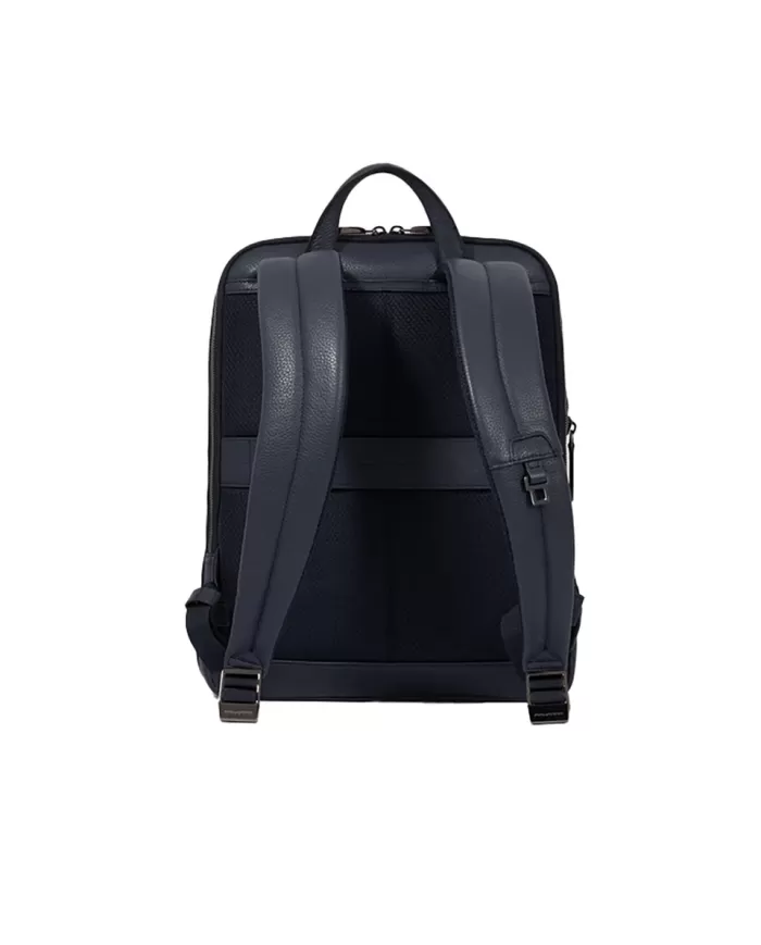 Piquadro Zaino in pelle porta pc "Modus special" Blu