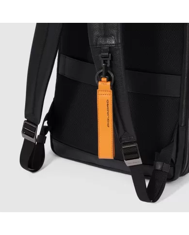 Piquadro Zaino in pelle porta pc "Modus special" Blu