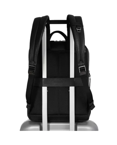 Piquadro Zaino in pelle porta pc "Modus special" Blu