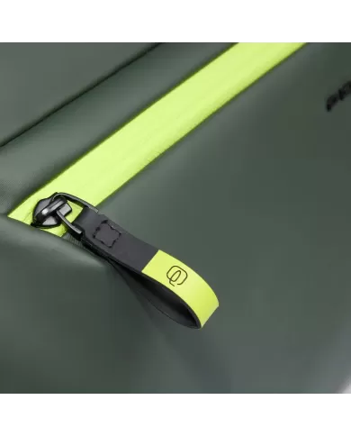 Piquadro Borsone gommato anti pioggia Corner Verde