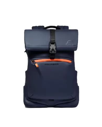 Piquadro Zaino impermeabile per pc 14 Corner Blu