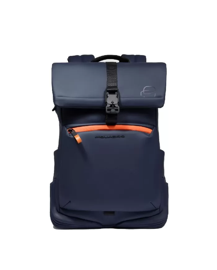 Piquadro Zaino impermeabile per pc 14 Corner Blu