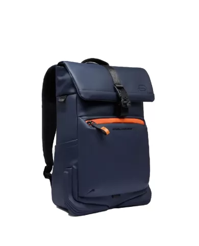 Piquadro Zaino impermeabile per pc 14 Corner Blu