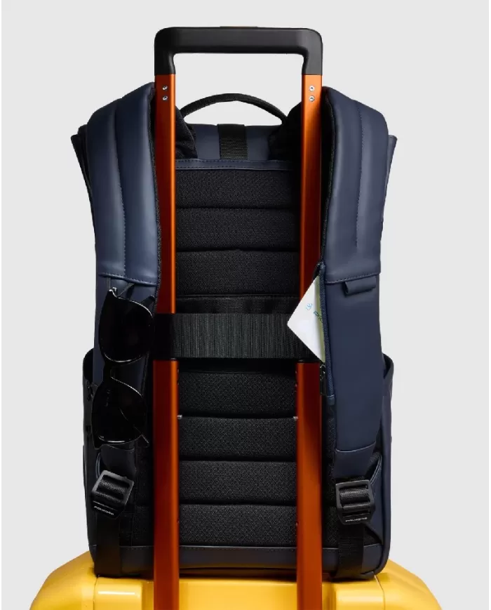 Piquadro Zaino impermeabile per pc 14 Corner Blu