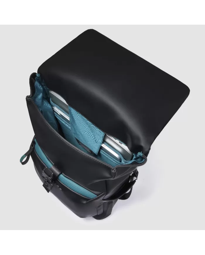 Piquadro Zaino impermeabile per pc 14 Corner Nero