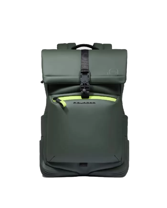 Piquadro Zaino impermeabile per pc 14 Corner Verde