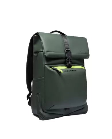 Piquadro Zaino impermeabile per pc 14 Corner Verde