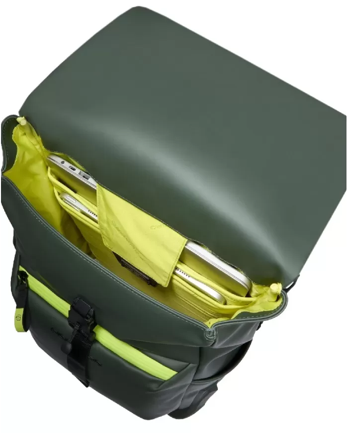 Piquadro Zaino impermeabile per pc 14 Corner Verde