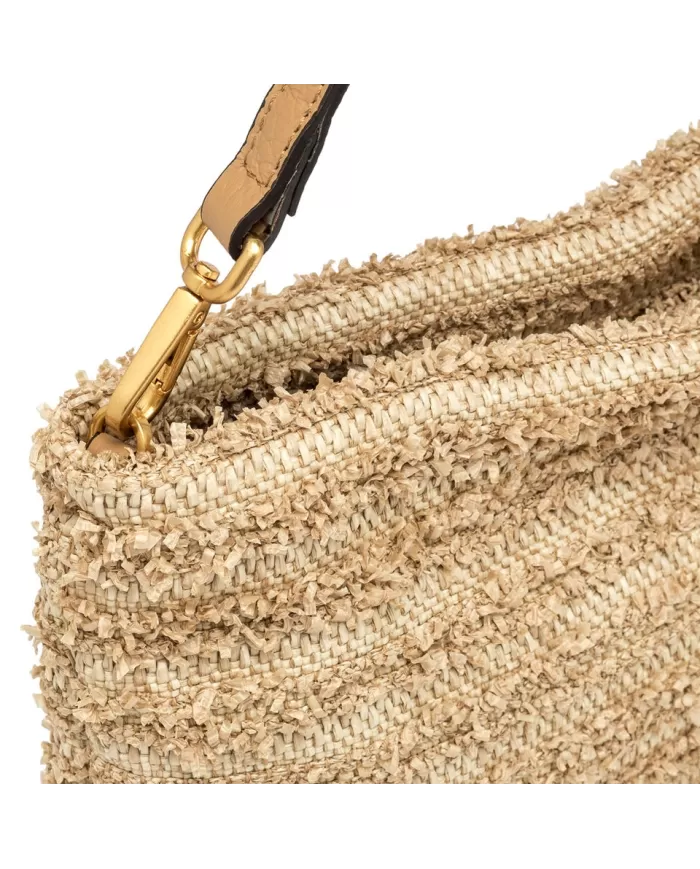 Gianni Chiarini Borsa Brenda in paglia Cuoio