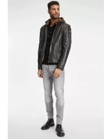Gipsy Giacca in pelle uomo Rylo Testa moro Gipsy Giacca in pelle uomo Rylo Testa moro