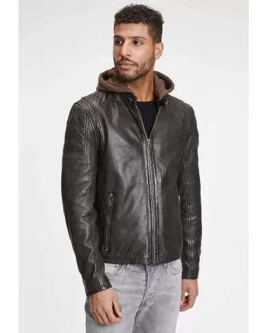 Gipsy Giacca in pelle uomo Rylo Testa moro Gipsy Giacca in pelle uomo Rylo Testa moro