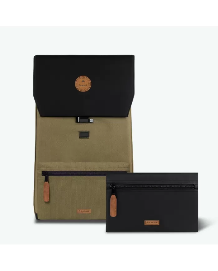 CABAIA Zaino City Deva Verde/Nero