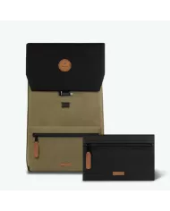 CABAIA Zaino City Deva Verde/Nero