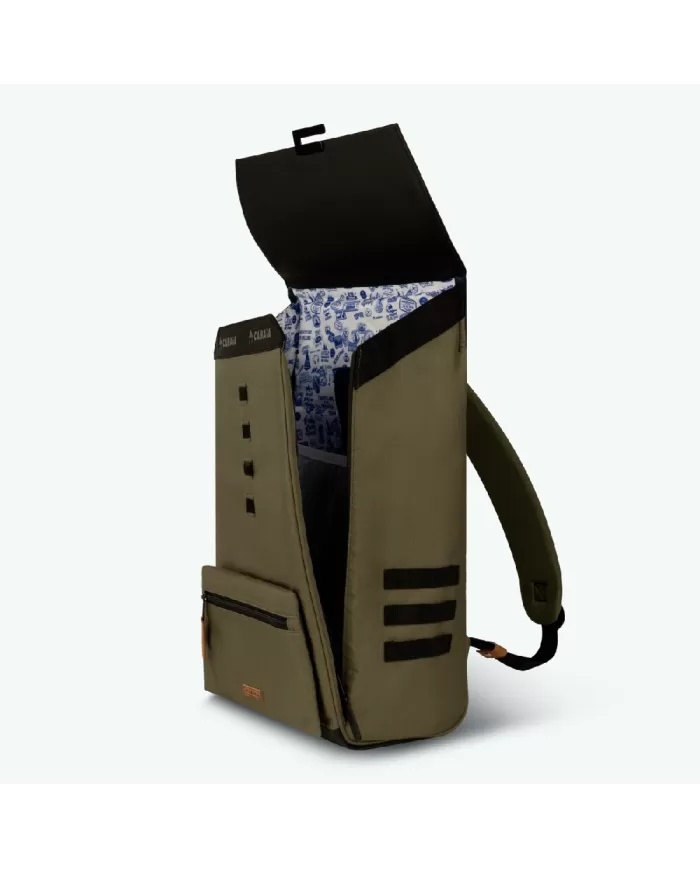 CABAIA Zaino City Deva Verde/Nero