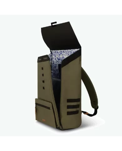 CABAIA Zaino City Deva Verde/Nero