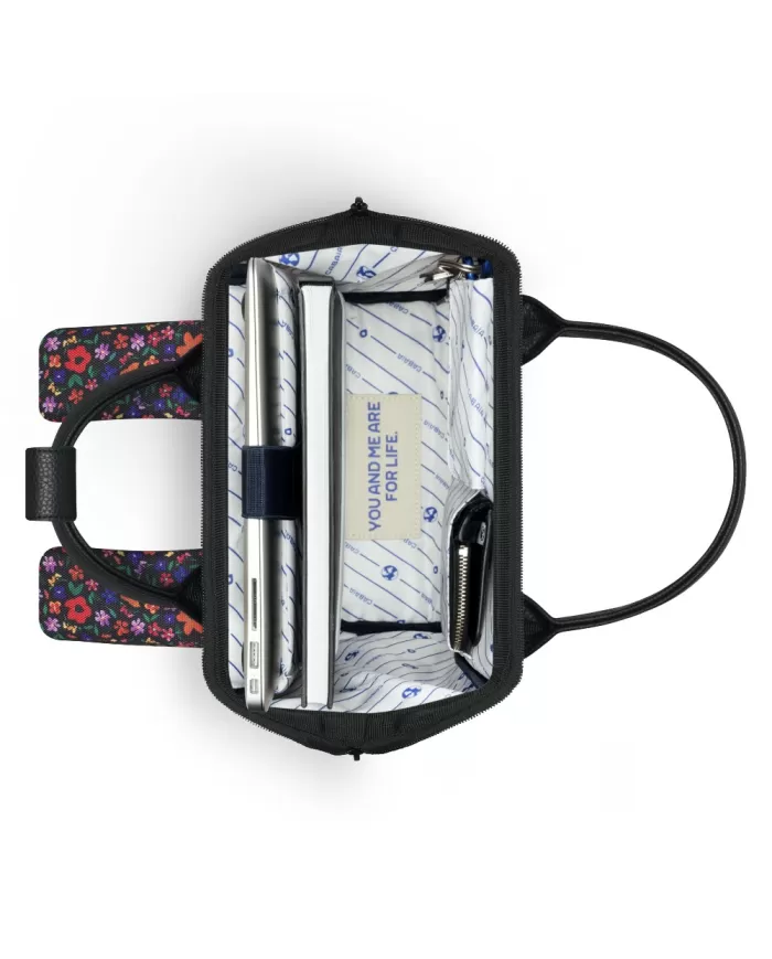 CABAIA Zaino Piccolo Maupiti Nero/Multicolor