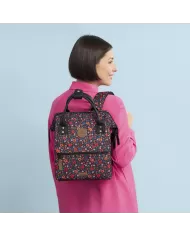 CABAIA Zaino Piccolo Maupiti Nero/Multicolor