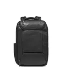 Piquadro Zaino in pelle con porta pc 14" Cronus Nero