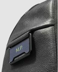 Piquadro Zaino in pelle con porta pc 14" Cronus Nero